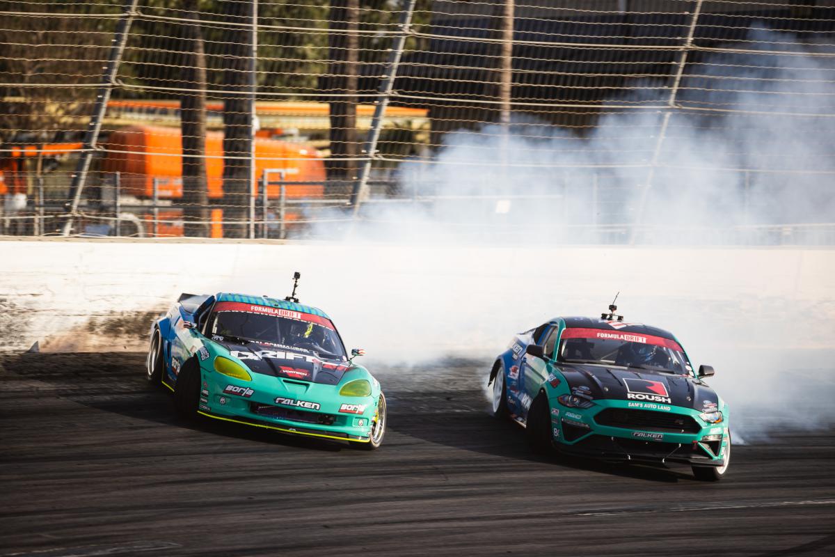 Community Team Falken Takes First And Third Place At Formula Drifts Title Fight Finale In